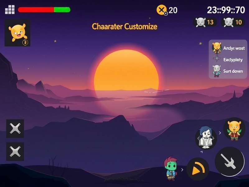 Sun Down Gameplay Screenshot